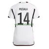 Maillot de Supporter Allemagne Jamal Musiala 14 Domicile Coupe du Monde 2022 Pour Femme